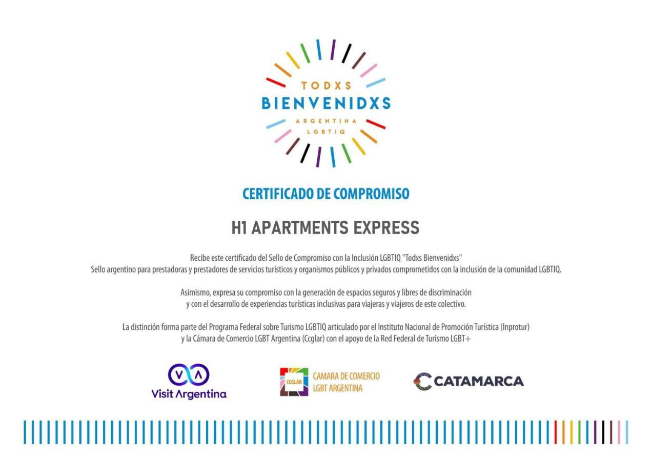 H1 Apartments Hotel San Fernando del Valle de Catamarca Exteriör bild